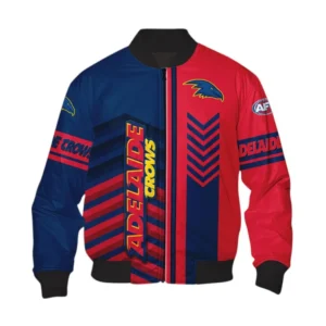 Adelaide Crows Bomber Jacket, All Over Print Bomber Jacket Adelaide Crows DAFL1286242025