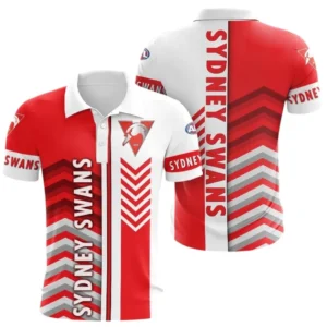 Sydney Swans Polo Shirt, All Over Print Polo Shirt Sydney Swans DAFL1286242030
