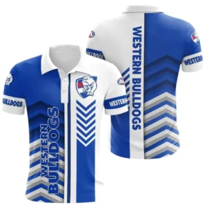 Western Bulldogs Polo Shirt, All Over Print Polo Shirt Western Bulldogs DAFL1286242036