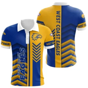 West Coast Eagles Polo Shirt, All Over Print Polo Shirt West Coast Eagles DAFL1286242042
