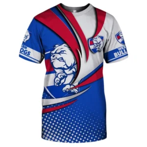 Western Bulldogs T-Shirt, All Over Print T-Shirt Western Bulldogs DAFL1296252025