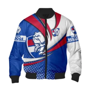 Western Bulldogs Bomber Jacket, All Over Print Bomber Jacket Western Bulldogs DAFL1296252025