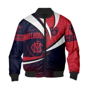 Melbourne Bomber Jacket, All Over Print Bomber Jacket Melbourne DAFL1296252026