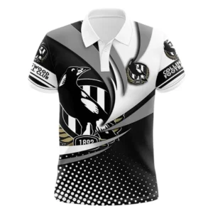 Collingwood Polo Shirt, All Over Print Polo Shirt Collingwood DAFL1296252028
