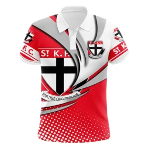 St Kilda Polo Shirt, All Over Print Polo Shirt St Kilda DAFL1296252029