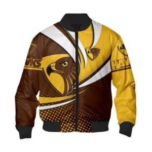 Hawthorn Bomber Jacket, All Over Print Bomber Jacket Hawthorn DAFL1296252030