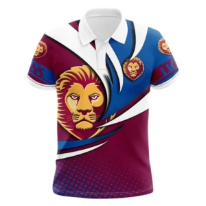 Brisbane Lions Polo Shirt, All Over Print Polo Shirt Brisbane Lions DAFL1296252035