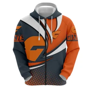 GWS Giants Zipper Hoodie, All Over Print Zipper Hoodie GWS Giants DAFL1296252042