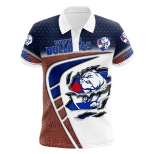 Western Bulldogs Polo Shirt, All Over Print Polo Shirt Western Bulldogs DAFL1306242026