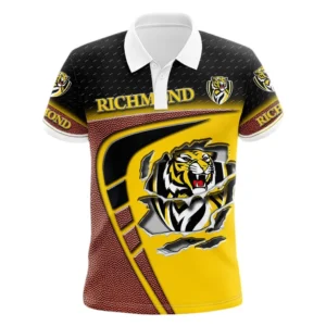 Richmond Tigers Polo Shirt, All Over Print Polo Shirt Richmond Tigers DAFL1306242028