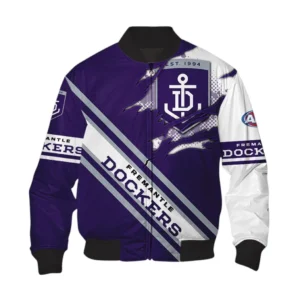 Fremantle Bomber Jacket, All Over Print Bomber Jacket Fremantle DAFL1336252034
