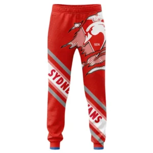 Sydney Swans Sweatpants, All Over Print Sweatpants Sydney Swans DAFL1336252037
