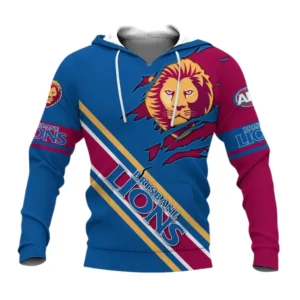 Brisbane Lions Hoodie, All Over Print Hoodie Brisbane Lions DAFL1336252038