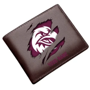 Manly Warringah Sea Eagles Horizontal Leather Wallet, All Over Print Horizontal Leather Wallet  Manly Warringah Sea Eagles DNRL1092562033 - Brown
