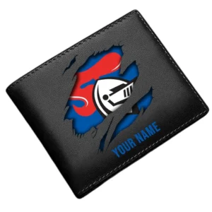Newcastle Knights Horizontal Leather Wallet, All Over Print Horizontal Leather Wallet  Newcastle Knights DNRL1092562035 - Black