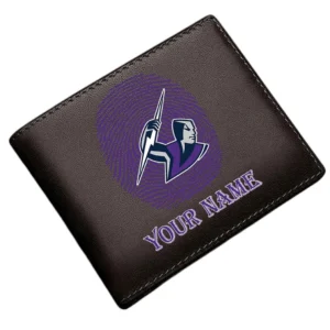 Melbourne Storm Horizontal Leather Wallet, All Over Print Horizontal Leather Wallet  Melbourne Storm DNRL1136262029 - Brown