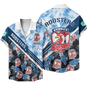 Sydney Roosters Hawaiian Shirt, All Over Print Hawaiian Shirt DNRL1146262025