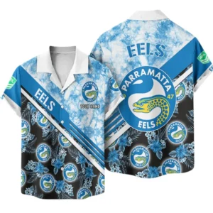 Parramatta Eels Hawaiian Shirt, All Over Print Hawaiian Shirt DNRL1146262035