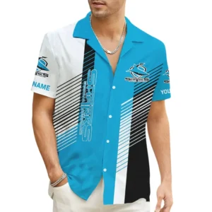 Cronulla Sharks Hawaiian Shirt, All Over Print Hawaiian Shirt Cronulla Sharks DNRL1186272030