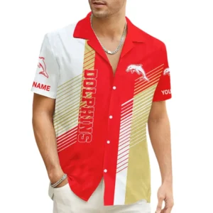 Redcliffe Dolphins Hawaiian Shirt, All Over Print Hawaiian Shirt Redcliffe Dolphins DNRL1186272033