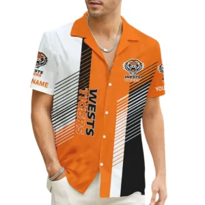 Wests Tigers Hawaiian Shirt, All Over Print Hawaiian Shirt Wests Tigers DNRL1186272036