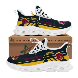 Brisbane Broncos Max Soul Shoes, All Over Print Max Soul Shoes Brisbane Broncos DNRL1196272025 - White