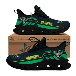 Canberra Raiders Max Soul Shoes, All Over Print Max Soul Shoes Canberra Raiders DNRL1196272026 - Black