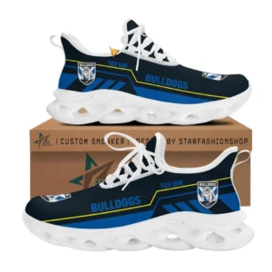 Canterbury Bankstown Bulldogs Max Soul Shoes, All Over Print Max Soul Shoes Canterbury Bankstown Bulldogs DNRL1196272027 - White