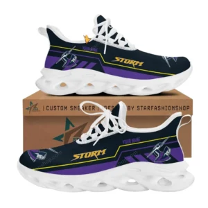 Melbourne Storm Max Soul Shoes, All Over Print Max Soul Shoes Melbourne Storm DNRL1196272032 - White
