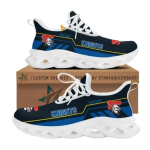 Newcastle Knights Max Soul Shoes, All Over Print Max Soul Shoes Newcastle Knights DNRL1196272034 - White