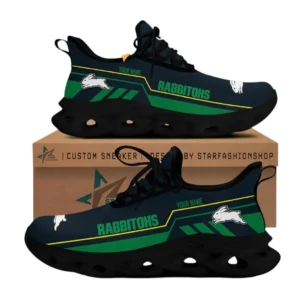 South Sydney Rabbitohs Max Soul Shoes, All Over Print Max Soul Shoes South Sydney Rabbitohs DNRL1196272037 - Black