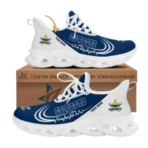 North Queensland Cowboys Max Soul Shoes, All Over Print Max Soul Shoes North Queensland Cowboys DNRL1202762027 - White