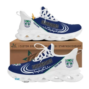 New Zealand Warriors Max Soul Shoes, All Over Print Max Soul Shoes New Zealand Warriors DNRL1202762028 - White