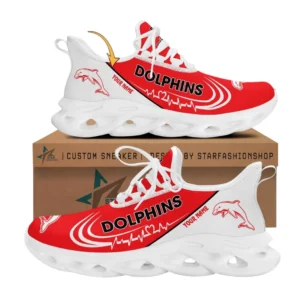 Dolphins NRL Max Soul Shoes, All Over Print Max Soul Shoes Dolphins NRL DNRL1202762031 - White