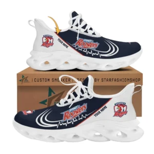 Sydney Roosters Max Soul Shoes, All Over Print Max Soul Shoes Sydney Roosters DNRL1202762033 - White