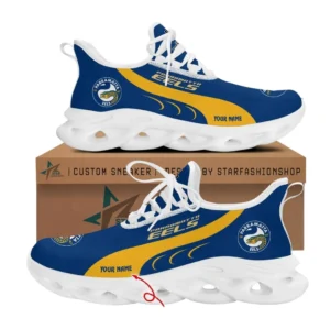 Parramatta Eels Max Soul Shoes, All Over Print Max Soul Shoes Parramatta Eels DNRL1216272027 - White