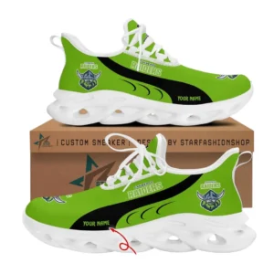 Canberra Raiders Max Soul Shoes, All Over Print Max Soul Shoes Canberra Raiders DNRL1216272028 - White