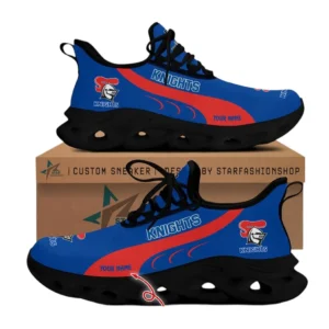 Newcastle Knights Max Soul Shoes, All Over Print Max Soul Shoes Newcastle Knights DNRL1216272039 - Black