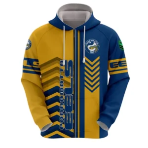 Parramatta Eels Zipper Hoodie, All Over Print Zipper Hoodie Parramatta Eels DNRL1246282028