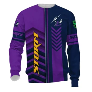 Melbourne Storm Sweatshirt, All Over Print Sweatshirt  Melbourne Storm DNRL1246282033