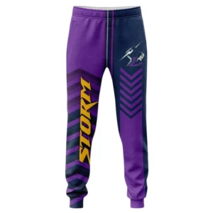 Melbourne Storm Sweatpants, All Over Print Sweatpants Melbourne Storm DNRL1246282033