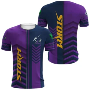 Melbourne Storm T-Shirt, All Over Print T-Shirt Melbourne Storm DNRL1246282033