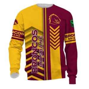 Brisbane Broncos Sweatshirt, All Over Print Sweatshirt  Brisbane Broncos DNRL1246282034