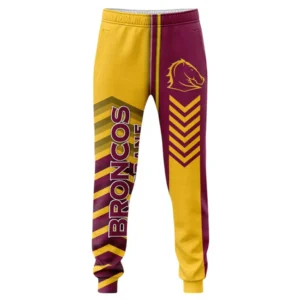 Brisbane Broncos Sweatpants, All Over Print Sweatpants Brisbane Broncos DNRL1246282034