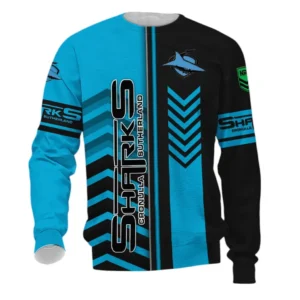 Cronulla Sharks Sweatshirt, All Over Print Sweatshirt  Cronulla Sharks DNRL1246282036