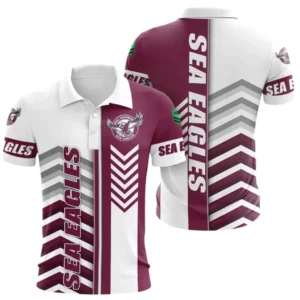 Manly Warringah Sea Eagles Polo Shirt, All Over Print Polo Shirt Manly Warringah Sea Eagles DNRL1246282037