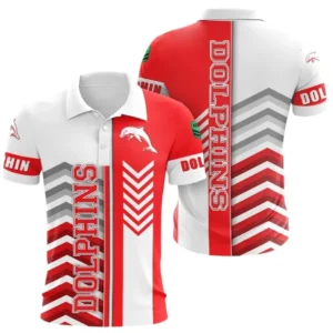 Redcliffe Dolphins Polo Shirt, All Over Print Polo Shirt Redcliffe Dolphins DNRL1246282039