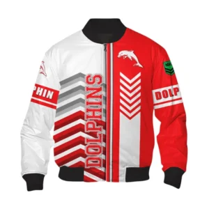 Redcliffe Dolphins Bomber Jacket, All Over Print Bomber Jacket Redcliffe Dolphins DNRL1246282039