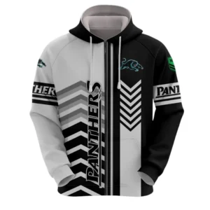 Penrith Panthers Zipper Hoodie, All Over Print Zipper Hoodie Penrith Panthers DNRL1246282041