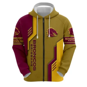 Brisbane Broncos Zipper Hoodie, All Over Print Zipper Hoodie Brisbane Broncos DNRL1256282025